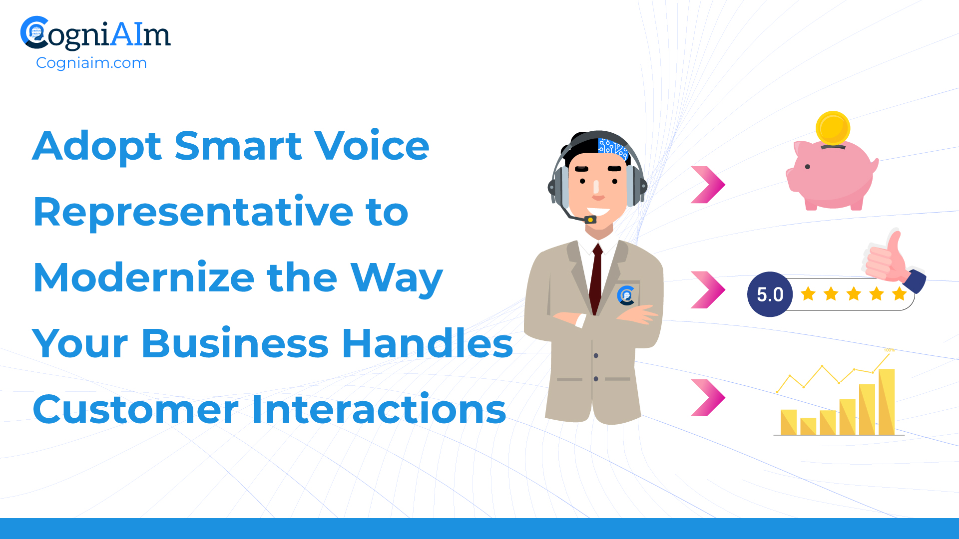 https://www.cogniaim.com/Adopt Smart Voice Representative to Modernize the Way Your Business Handles Customer Interactions